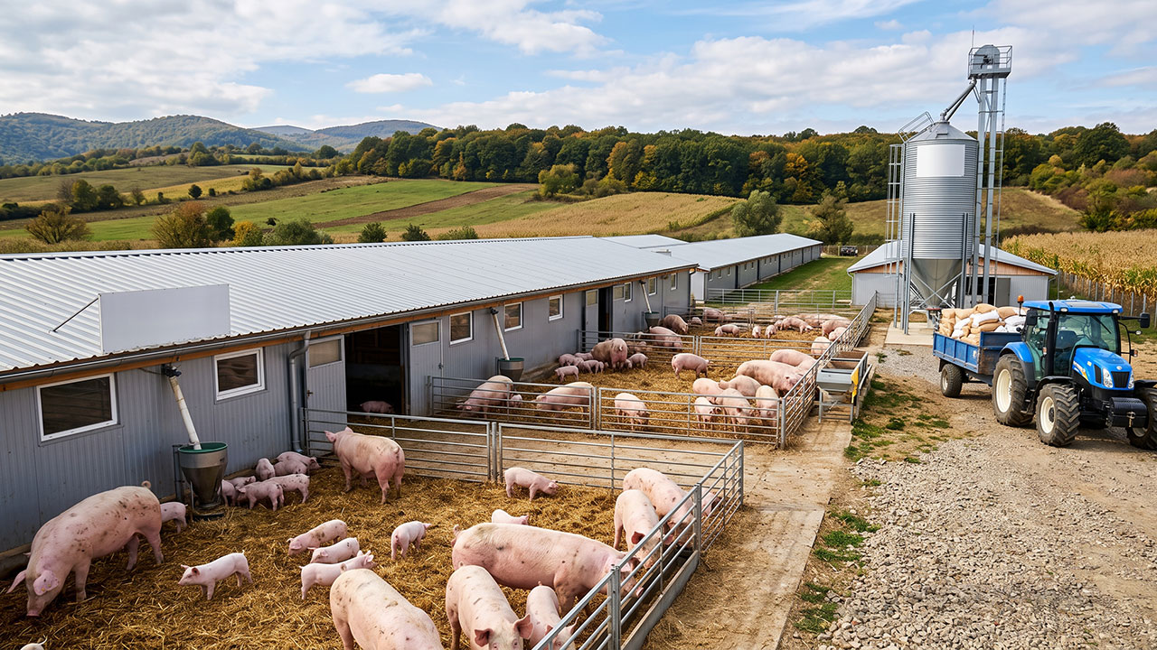 Ferma de porci din Romania